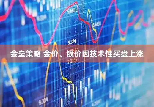 金垒策略 金价、银价因技术性买盘上涨