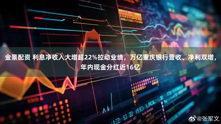 金景配资 利息净收入大增超22%拉动业绩，万亿重庆银行营收、净利双增，年内现金分红近16亿